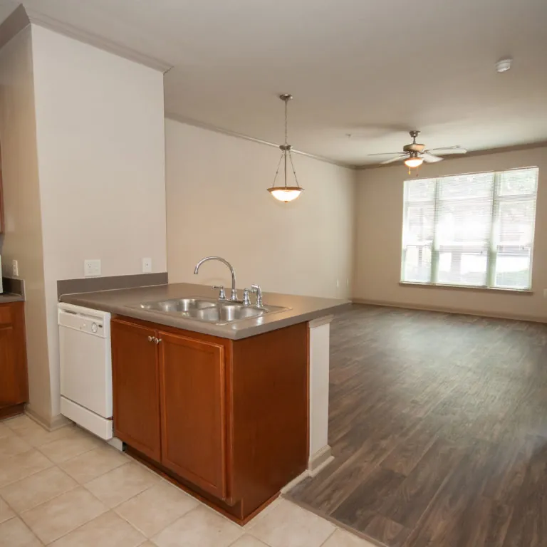 Open floor plan concept at The Retreat at Dorsey Manor - Senior Apartments in Marietta, GA