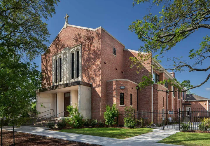 Exterior view of Sacred Heart at St. Bernard - Apartments in New Orleans, LA