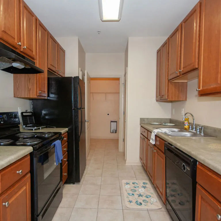 Interior kitchen at Columbia at South River Gardens - Apartments in Atlanta, GA