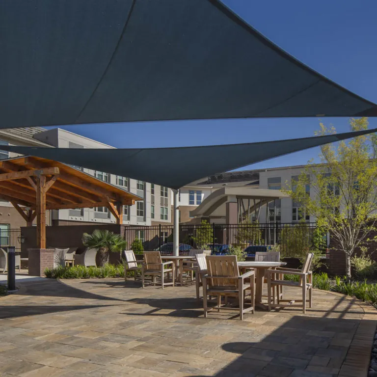 exterior view of Columbia Residential apartment buildings