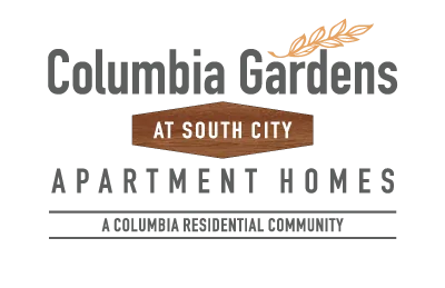 logo for Columbia Gardens at South City apartments in Tallahassee Florida